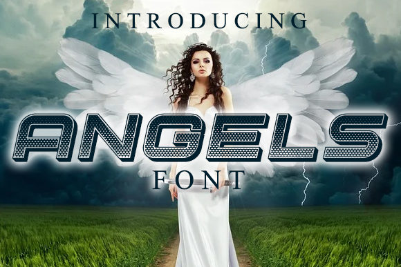 Angels Font: Bold, Thick, and Full of Character