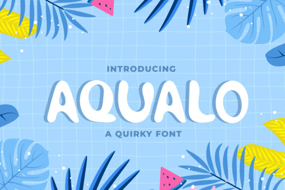 Aqualo: A Friendly and Versatile Display Font for Creative Projects