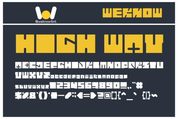Highway Patrol Font: A Techno Square Themed Display Font for Creative Projects