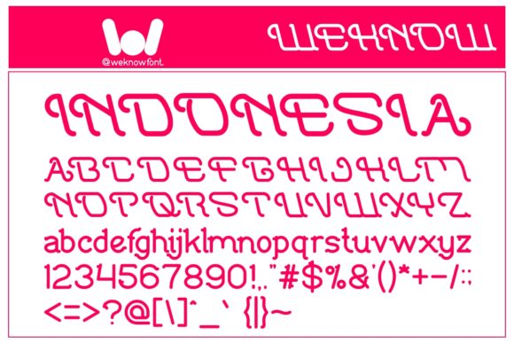 Indonesia Tanah Air Beta: A Stylish Font for Modern Design Needs