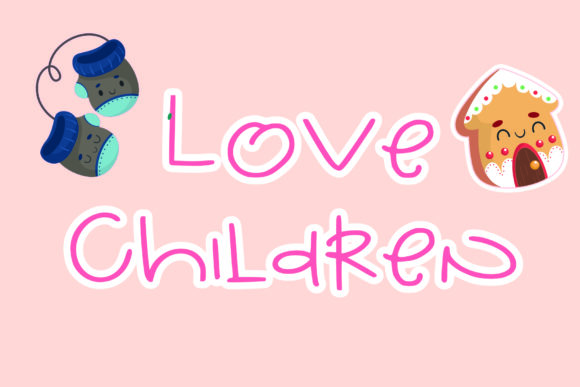 Love Children: A Whimsical Display Font for Modern Creativity