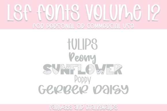 LSF Volume 12: A Versatile Font Collection for Modern Design Needs