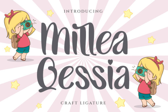 Millea Qessia: A Playful and Trendy Display Font for Creative Expression