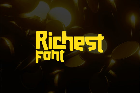 Richest: A Unique Display Font for Bold Visual Statements