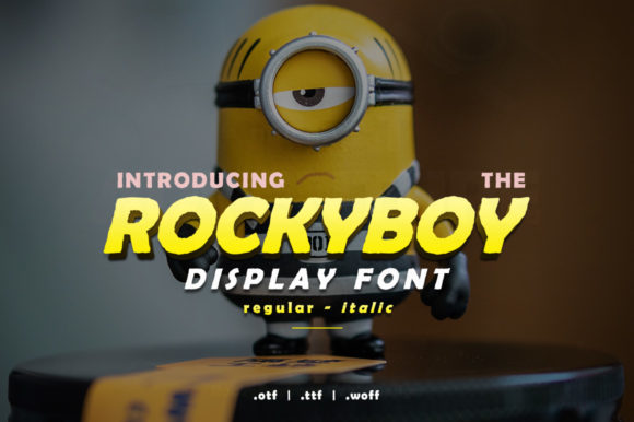 Rocky Boy: A Versatile Display Font for Creative Projects