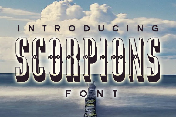 Scorpions Font: Bold Creativity in Every Letter