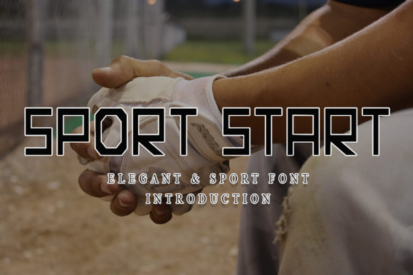 Sport Start: A Square and Sci-Fi Looking Display Font for Modern Design