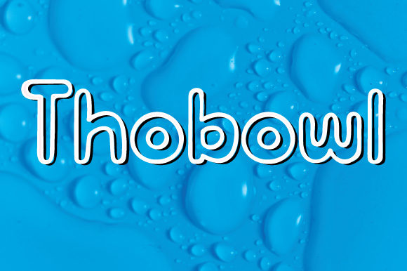 Thobowl: A Unique and Sweet Display Font for Modern Design Projects