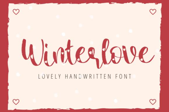 Winterlove: A Playful Font for Holiday Crafting